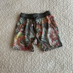 Art Class Tropical Print Knit Shorts